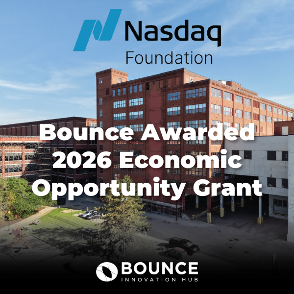 Bounce Innovation Hub Awarded Nasdaq Foundation Grant